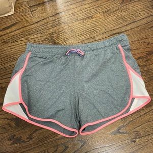 Heather grey athletic shorts